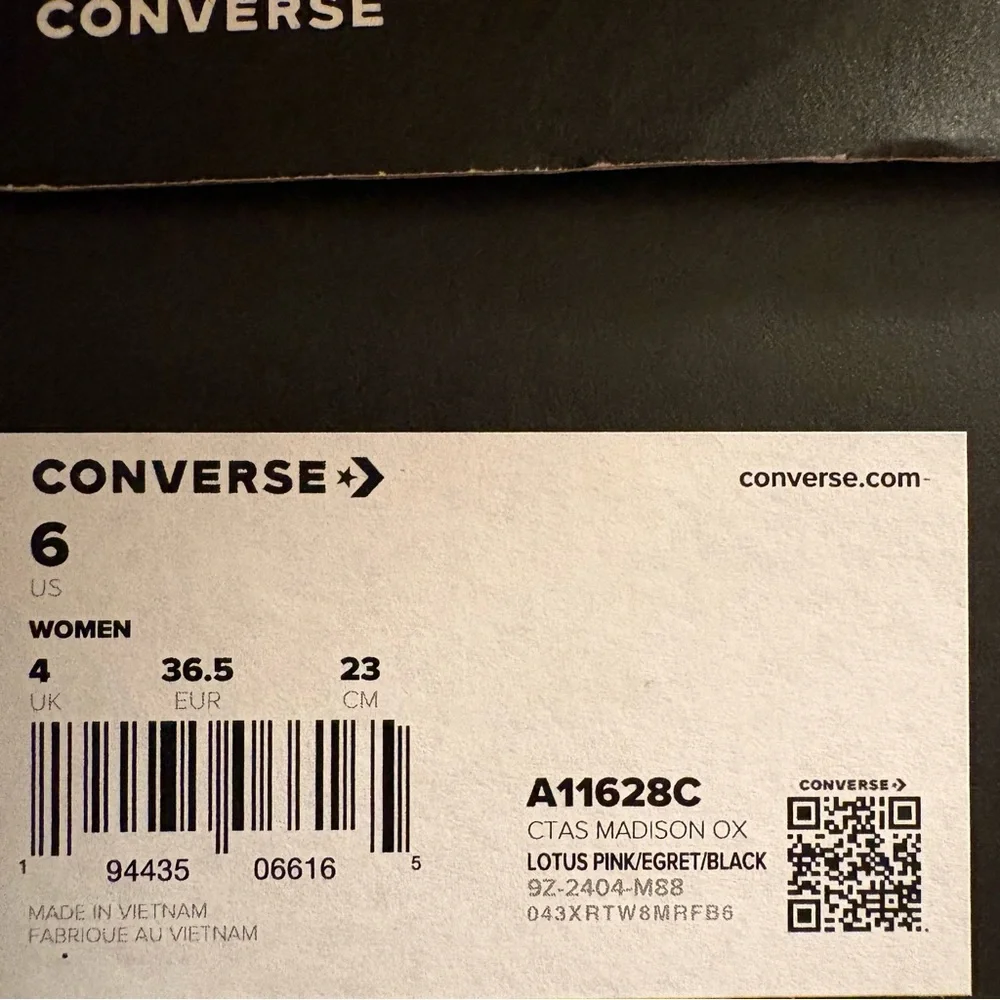 Converse Chuck Taylor All Star Madison Women's Sneakers Size 6 Pink Checkered - Picture 6 of 6